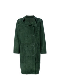 Женское темно-зеленое пальто от Golden Goose Deluxe Brand