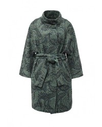 Женское темно-зеленое пальто от Grafinia