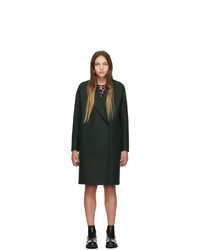 Женское темно-зеленое пальто от Harris Wharf London