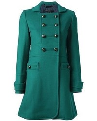 Женское темно-зеленое пальто от Marc by Marc Jacobs