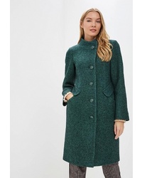 Женское темно-зеленое пальто от Ovelli