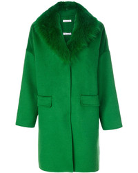 Женское темно-зеленое пальто от P.A.R.O.S.H.
