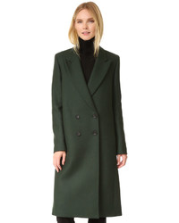 Женское темно-зеленое пальто от Paul Smith