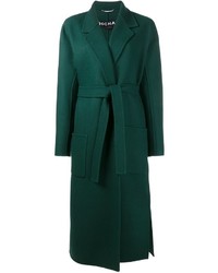 Женское темно-зеленое пальто от Rochas