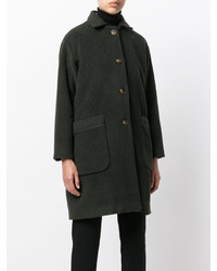 Женское темно-зеленое пальто от Societe Anonyme