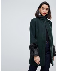 Женское темно-зеленое пальто от Vero Moda