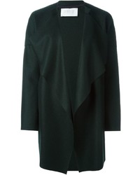 Женское темно-зеленое пальто