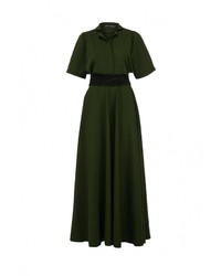 Темно-зеленое платье-макси от Love &amp; Light