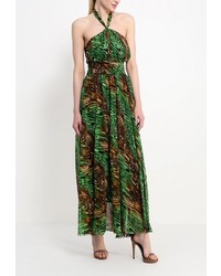 Темно-зеленое платье-макси от MadaM T