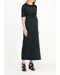 Темно-зеленое платье-макси от MammySize