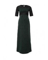 Темно-зеленое платье-макси от MammySize