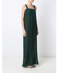 Темно-зеленое платье-макси от Adriana Degreas