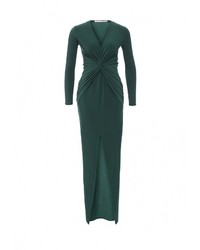 Темно-зеленое платье-макси от TrendyAngel