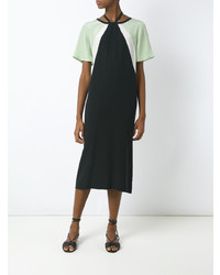 Темно-зеленое платье-миди от Andrea Marques