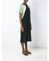 Темно-зеленое платье-миди от Andrea Marques