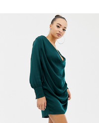 Темно-зеленое платье прямого кроя от Parallel Lines