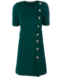 Темно-зеленое платье с шипами от Twin-Set