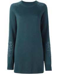 Темно-зеленое платье-свитер от Maison Margiela