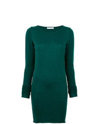 Темно-зеленое платье-свитер от Societe Anonyme