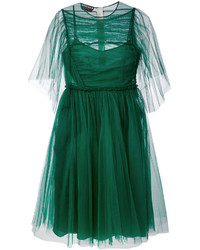 Темно-зеленое платье от Rochas