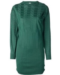 Темно-зеленое повседневное платье от M Missoni