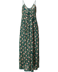 Темно-зеленое шелковое платье от Ashish