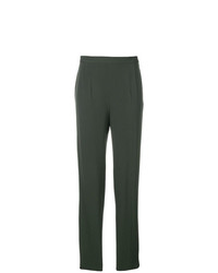 Женские темно-зеленые брюки-галифе от Moschino Vintage
