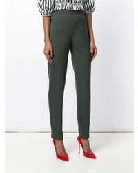 Женские темно-зеленые брюки-галифе от Moschino Vintage