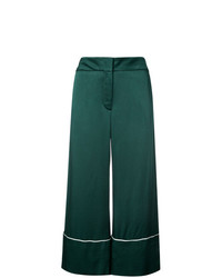 Темно-зеленые брюки-кюлоты от Monse