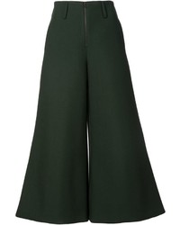 Темно-зеленые брюки-кюлоты от Rosie Assoulin
