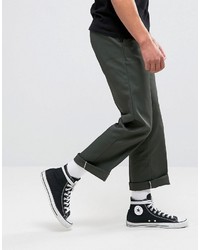 Темно-зеленые брюки чинос от Dickies