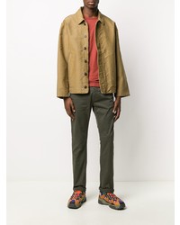 Темно-зеленые брюки чинос от Nudie Jeans