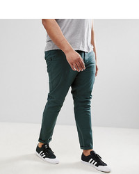 Темно-зеленые брюки чинос от ASOS DESIGN