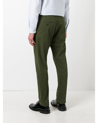 Темно-зеленые брюки чинос от AMI Alexandre Mattiussi