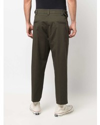 Темно-зеленые брюки чинос от Low Brand