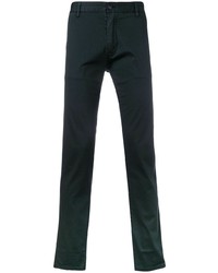 Темно-зеленые брюки чинос от Emporio Armani
