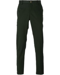 Темно-зеленые брюки чинос от Etro