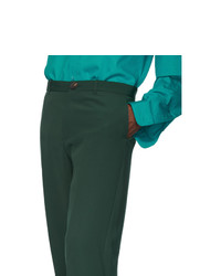 Темно-зеленые брюки чинос от Balenciaga