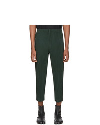 Темно-зеленые брюки чинос от Homme Plissé Issey Miyake