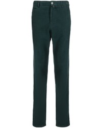 Темно-зеленые брюки чинос от Kiton