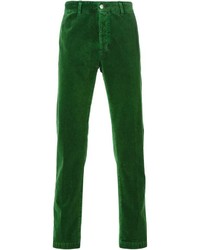 Темно-зеленые брюки чинос от Massimo Alba