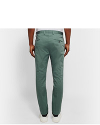 Темно-зеленые брюки чинос от Acne Studios