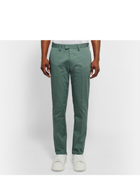 Темно-зеленые брюки чинос от Acne Studios