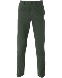 Темно-зеленые брюки чинос от Paul Smith