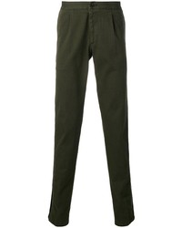 Темно-зеленые брюки чинос от Philipp Plein