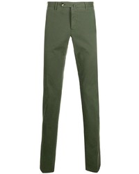 Темно-зеленые брюки чинос от Pt01
