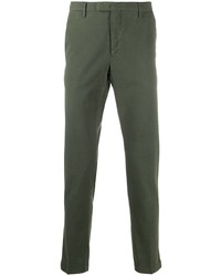 Темно-зеленые брюки чинос от Pt01
