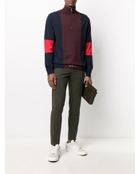 Темно-зеленые брюки чинос от Incotex