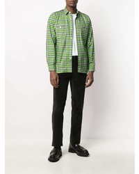 Темно-зеленые брюки чинос от Pt01