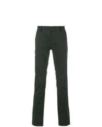 Темно-зеленые брюки чинос от Tomas Maier